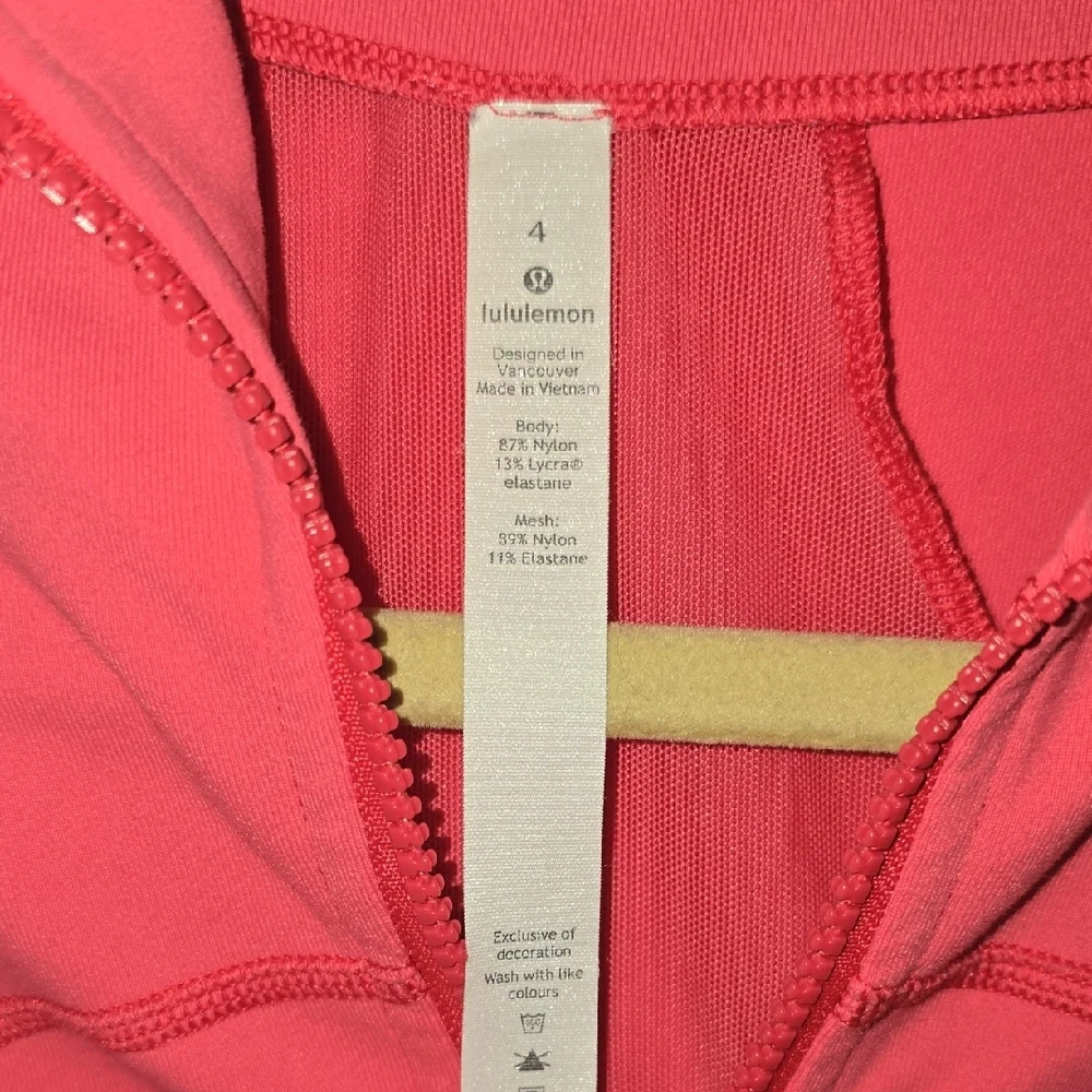 lululemon athletica Vibrant Pink Women's Jacket 4. - Picture 7 of 9